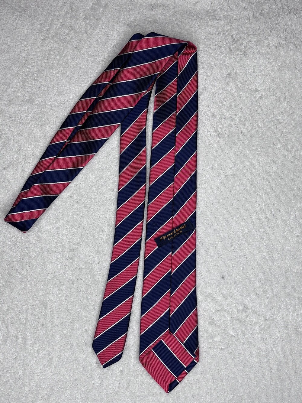 Philippe Laurent Collection Men's Neck Tie Classic Silk Look Dress Tie
